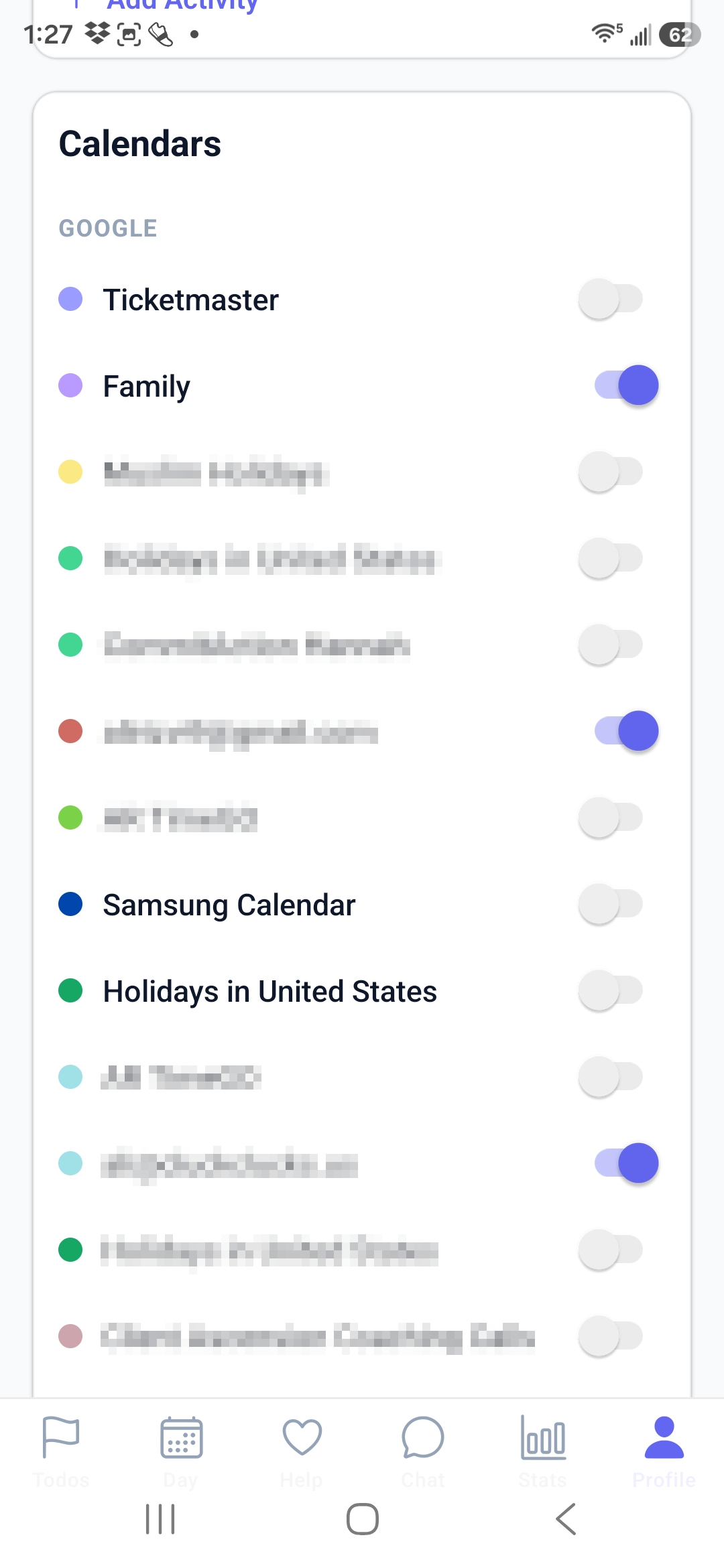 Device calendar integration in HelpDo