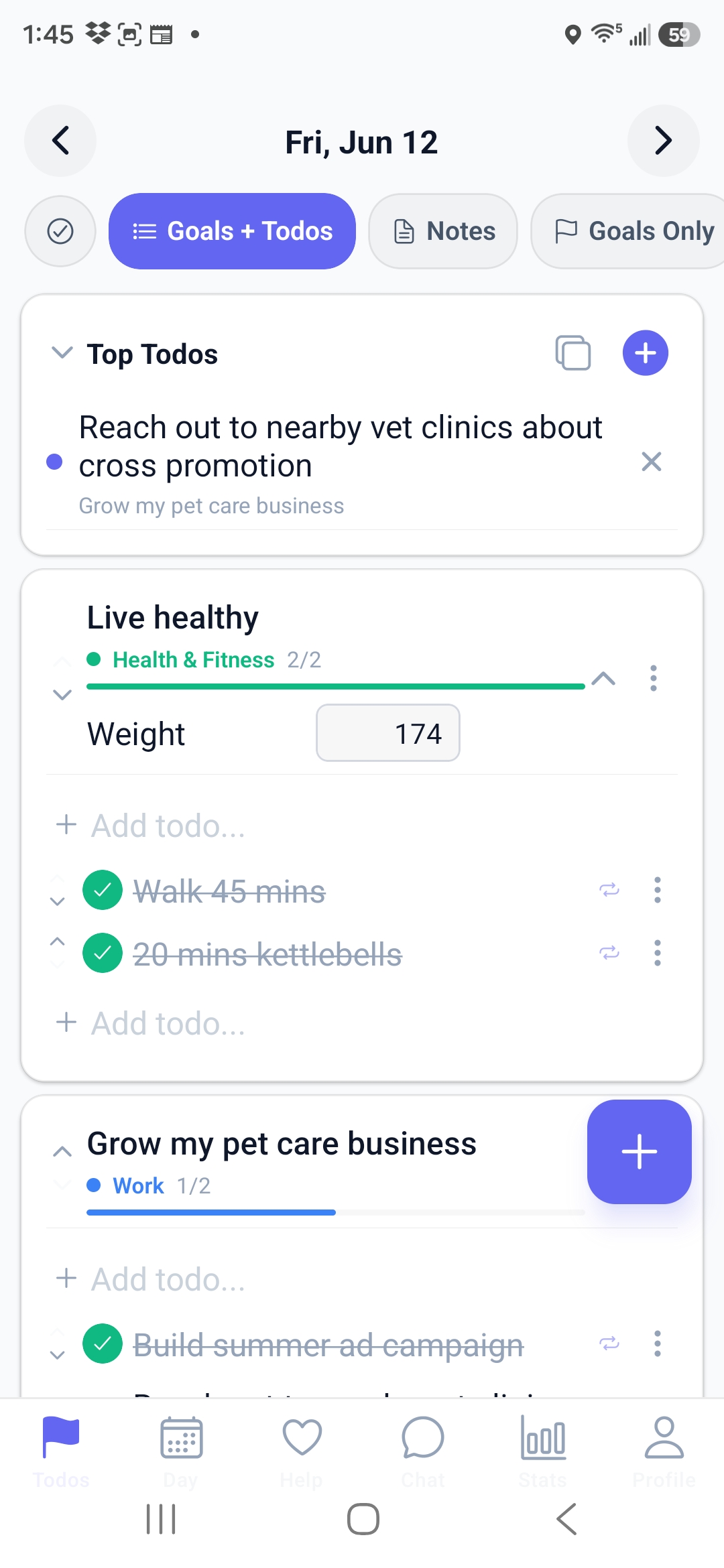 HelpDo to-do list on Friday June 12